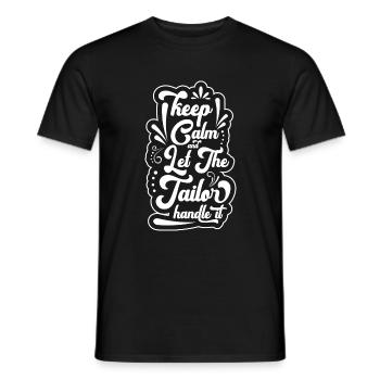 Couturière Profession Costume Vêtements - T-shirt homme - noir - Devant - AI Model Male 178 light (178cm)