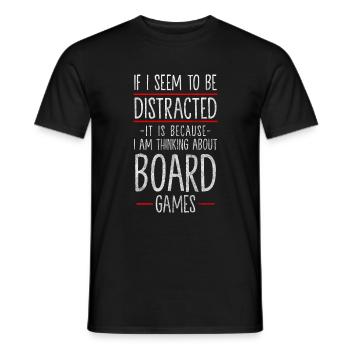 Games Game Night Roleplayer Player - Men's T-Shirt - black - Front - AI Model Male 178 light (178cm)
