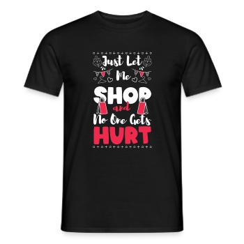 Shop Queen Queen Shoes - Men's T-Shirt - black - Front - AI Model Male 178 light (178cm)
