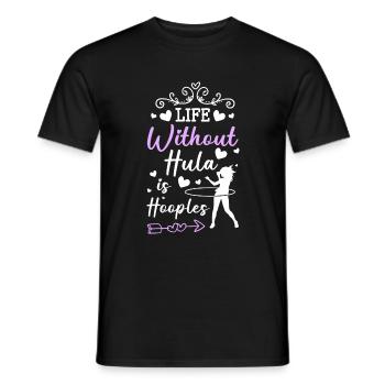 Hulahoop Sport Coupe amincissante - T-shirt homme - noir - Devant - AI Model Male 178 light (178cm)