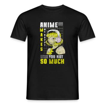 Art du Japon - T-shirt homme - noir - Devant - AI Model Male 178 light (178cm)
