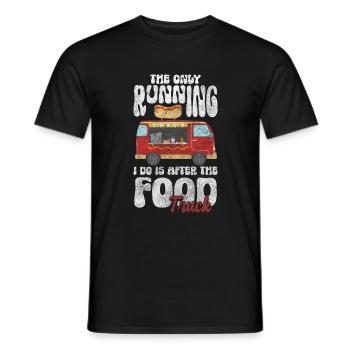 Chef de cuisine de camion - T-shirt homme - noir - Devant - AI Model Male 178 light (178cm)