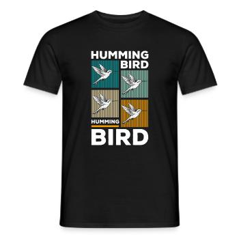 Diversité de la magie des oiseaux - T-shirt homme - noir - Devant - AI Model Male 178 light (178cm)