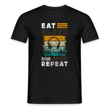 Party Celebration Profession - Men's T-Shirt - black - Front - AI Model Male 178 light (178cm)
