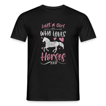 Chevaux Sports Western Équitation de compétition Équitation - T-shirt homme - noir - Devant - AI Model Male 178 light (178cm)