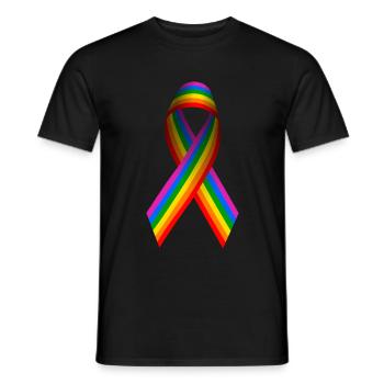Loop for diversity, tolerance and peace - Men's T-Shirt - black - Front - AI Model Male 178 light (178cm)