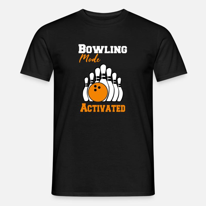 Bowling Bowling Bowling - Männer T-Shirt - Schwarz