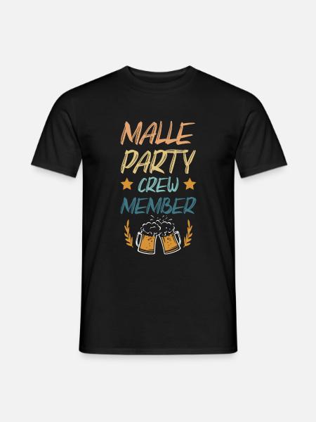 Malle Party Crew - Men's T-Shirt - black