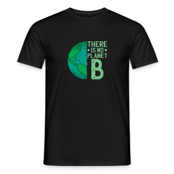 There is no Planet B - T-shirt homme - noir - Devant - AI Model Male 178 light (178cm)