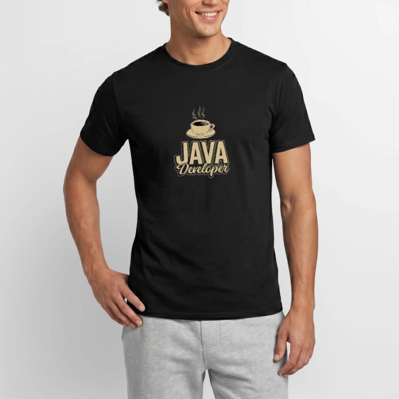 Café Java Developer Coffee T-shirt homme