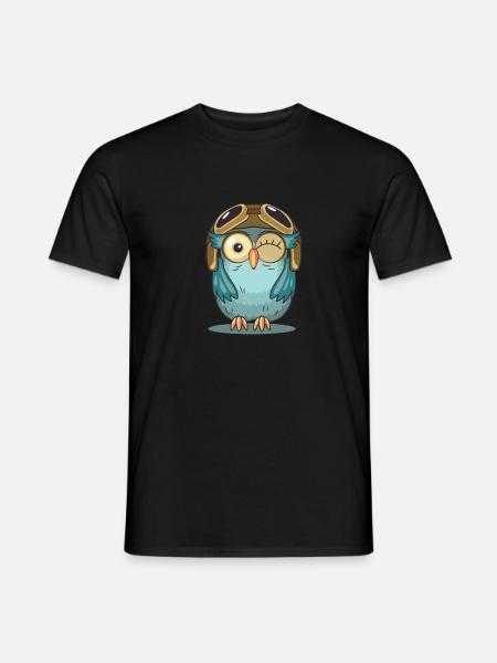aviator - Men's T-Shirt - black