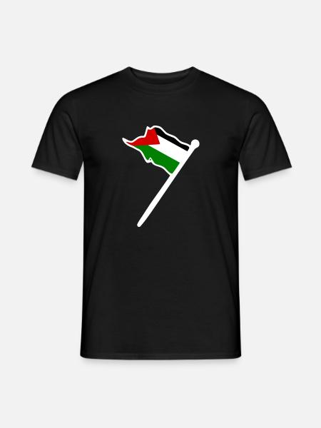 Free palestine - T-shirt homme - noir