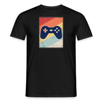 Jeux rétro - jeux - T-shirt homme - noir - Devant - AI Model Male 178 light (178cm)