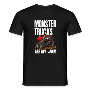 Truck Engines Truck Car Lovers Desperately - Men's T-Shirt - black - Front - AI Model Male 178 light (178cm)