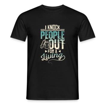Anästhesist der Anästhesie Arzt Narkose - Männer T-Shirt - Schwarz - Vorne - AI Model Male 178 light (178cm)