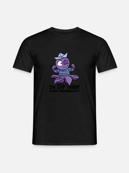 tony Tattoo Statement zu dir oder zum Fischmarkt - Männer T-Shirt - Schwarz