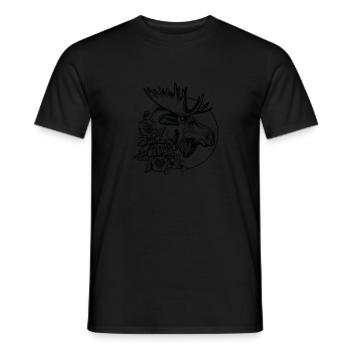 Orignal Scandinavie Suède Design - T-shirt homme - noir - Devant - AI Model Male 178 light (178cm)