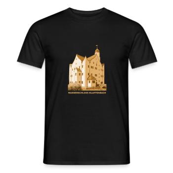 Klaffenbach Chemnitz Wasserschloss Sachsen - Men's T-Shirt - black - Front - AI Model Male 178 light (178cm)