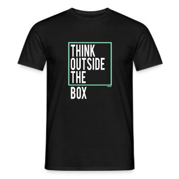 Sortez des sentiers battus - T-shirt homme - noir - Devant - AI Model Male 178 light (178cm)