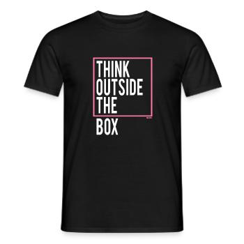 Sortez des sentiers battus - T-shirt homme - noir - Devant - AI Model Male 178 light (178cm)
