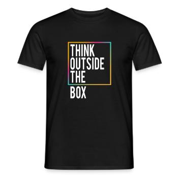 Sortez des sentiers battus - T-shirt homme - noir - Devant - AI Model Male 178 light (178cm)