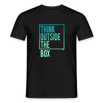 Sortez des sentiers battus - T-shirt homme - noir - Devant - AI Model Male 178 light (178cm)
