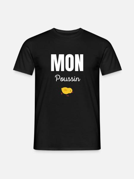 mon poussin - T-shirt homme - noir