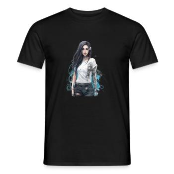 Dream Big - Men's T-Shirt - black - Front - AI Model Male 178 light (178cm)