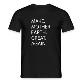cool vegan meal quote happy fruit funny humor bday - Men's T-Shirt - black - Front - AI Model Male 178 light (178cm)