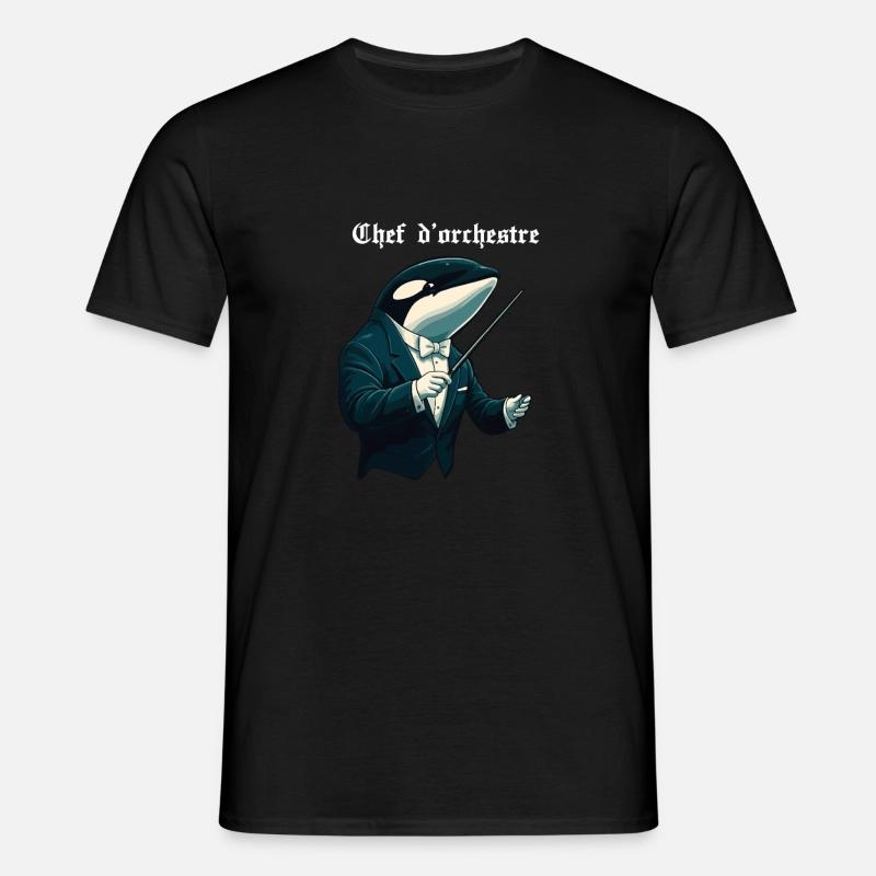 Dirigent - Männer T-Shirt - Schwarz