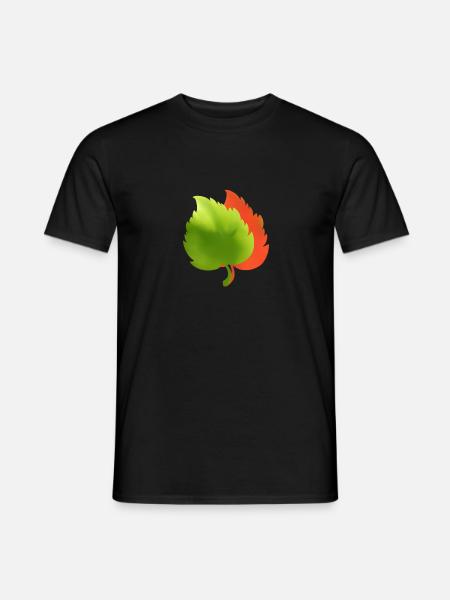 Spring Leaves - Men's T-Shirt - black
