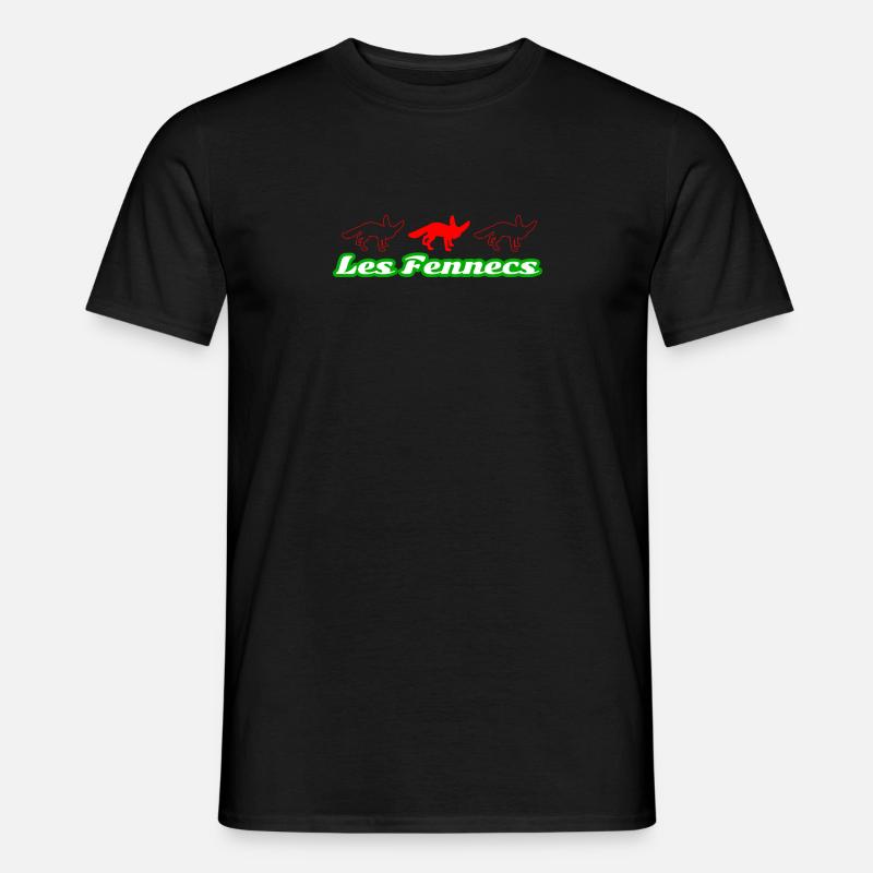 Die Fennecs - Männer T-Shirt - Schwarz