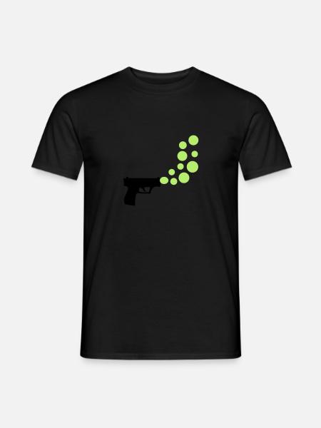 bubble gun - T-shirt homme - noir