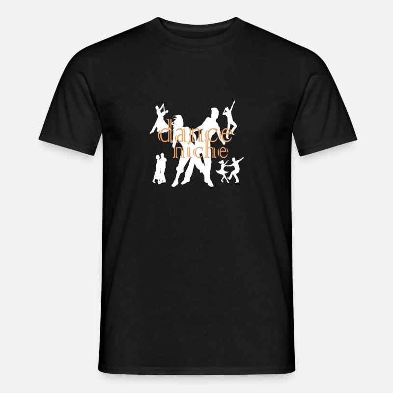 Dancing Dance Music - Männer T-Shirt - Schwarz