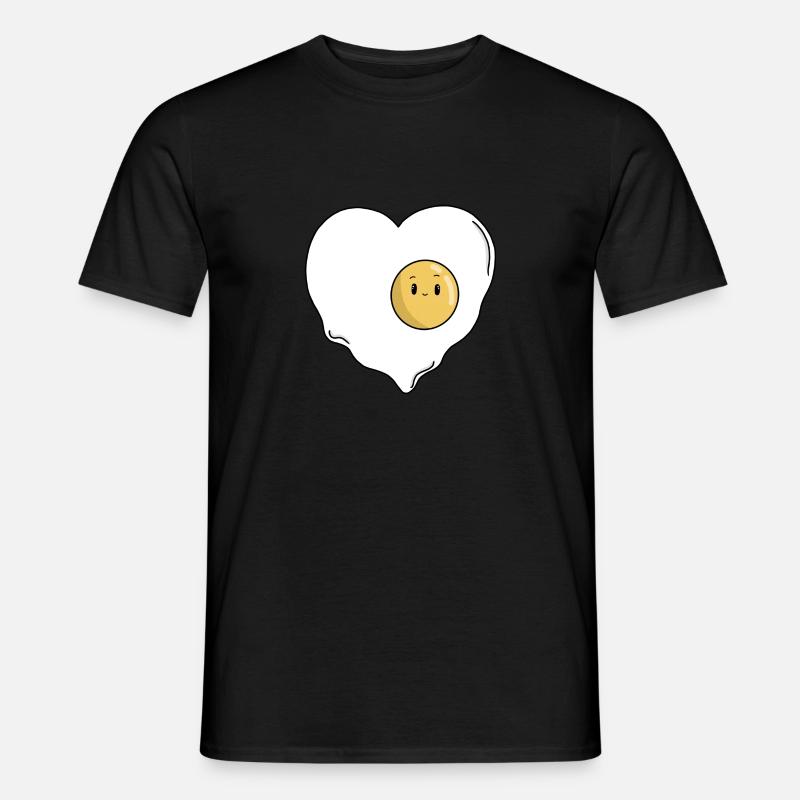 Liebeseier - Männer T-Shirt - Schwarz
