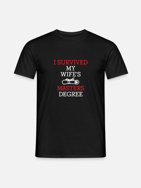 Master degree - Men's T-Shirt - black