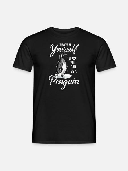 penguin - Men's T-Shirt - black