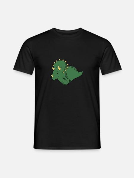 Love Triceratops - Men's T-Shirt - black