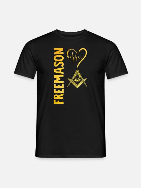 Masonic Freemasonry Fraternal - Männer T-Shirt - Schwarz