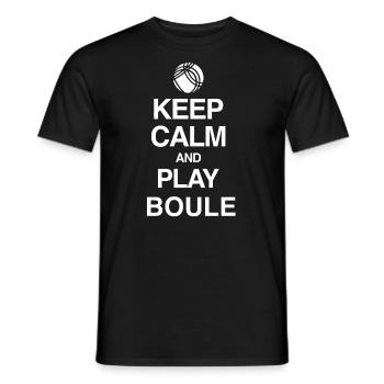 BOULE CHEMISE - T-shirt homme - noir - Devant - AI Model Male 178 light (178cm)