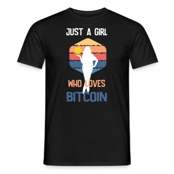Hodl Bitcoin Crypto Crypto Currencies - Men's T-Shirt - black - Front - AI Model Male 178 light (178cm)