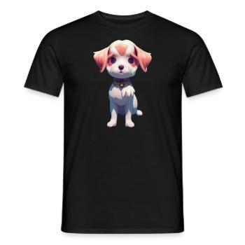 Epagneul Breton Hund - Epagneul Breton - Männer T-Shirt - Schwarz - Vorne - AI Model Male 178 light (178cm)