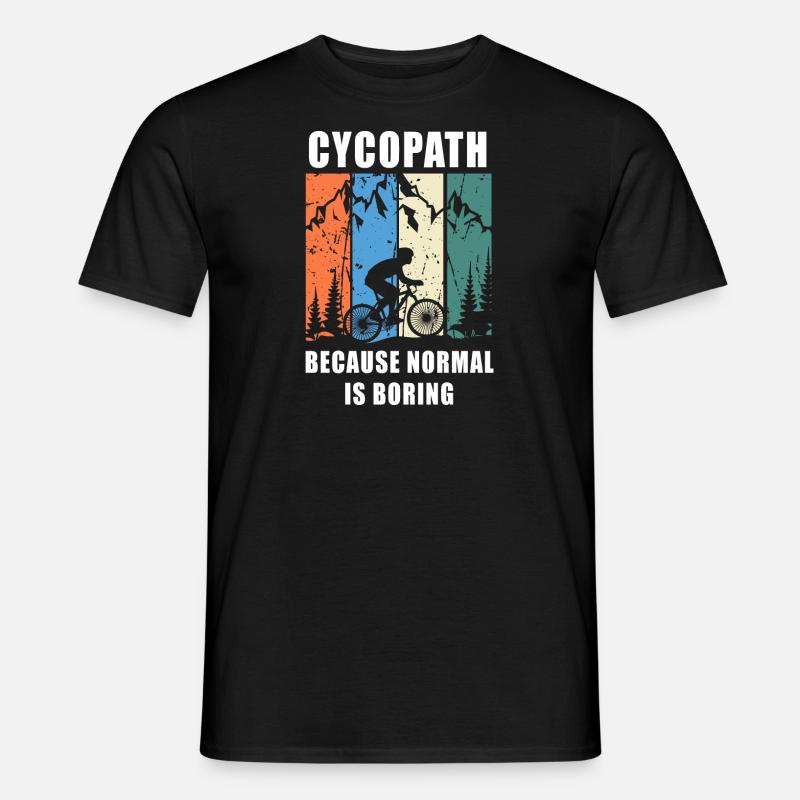 Cycopath - Männer T-Shirt - Schwarz