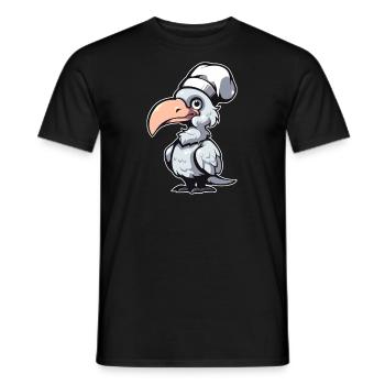 Bec-en-sabot Koch - T-shirt homme - noir - Devant - AI Model Male 178 light (178cm)