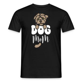Dog Mom - Männer T-Shirt - Schwarz - Vorne - AI Model Male 178 light (178cm)