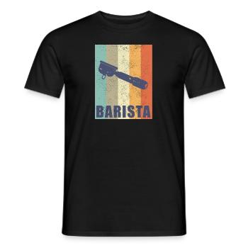 Barista Porteur de passons Espresso Café Cadeau - T-shirt homme - noir - Devant - AI Model Male 178 light (178cm)
