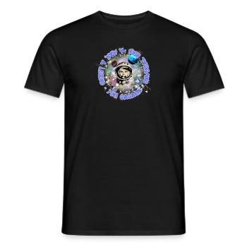 Yuri Alekseevič Gagarin, héros universel - T-shirt homme - noir - Devant - AI Model Male 178 light (178cm)