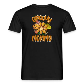 Groovy Mommy Family Matching Vintage Family - T-shirt homme - noir - Devant - AI Model Male 178 light (178cm)