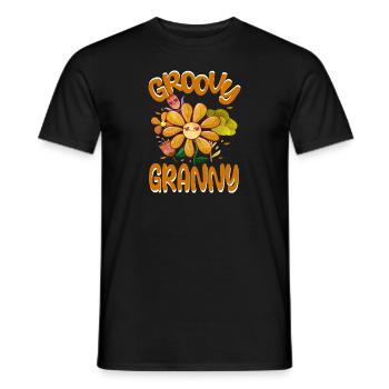 Groovy Granny Family Matching Vintage Family - T-shirt homme - noir - Devant - AI Model Male 178 light (178cm)