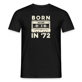 Vintage 1972 50th Birthday Fiftieth Gift - Men's T-Shirt - black - Front - AI Model Male 178 light (178cm)